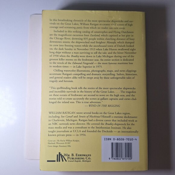 Great Lakes Shipwreck & Survival Edmund Fitzgerald Freighter Superior Storm Stor - Picture 14 of 14